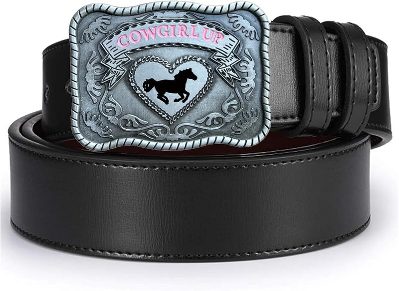 Seternaly Western Cowboy/Cowgirl Belt Buckles Punk Rodeo Horseman Belt Buckle for Men Women Boy Girl Youth - Image 4